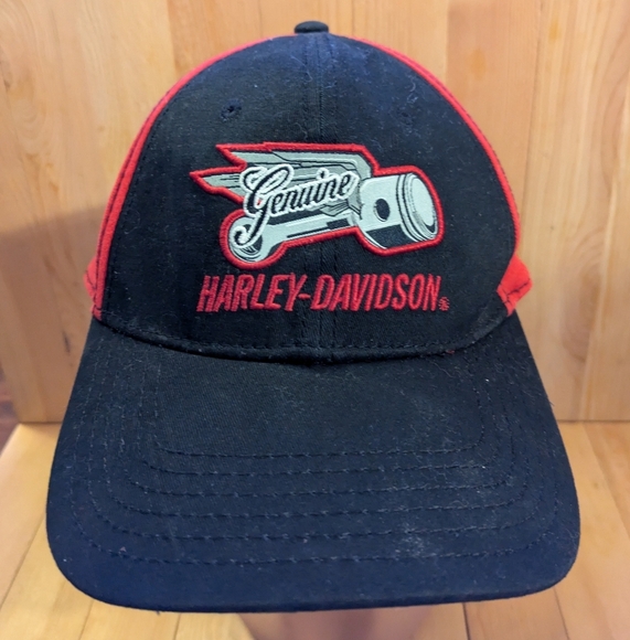 Harley-Davidson Genuine Black and Red Hat - Picture 1 of 8